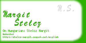 margit stelcz business card